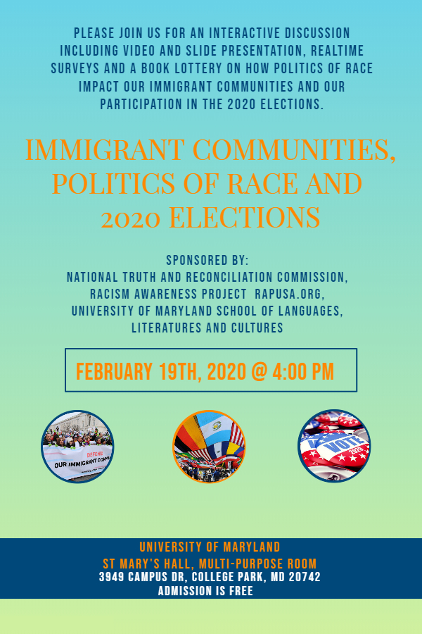 Immigrant Communities, Politics of Race and 2020 Elections