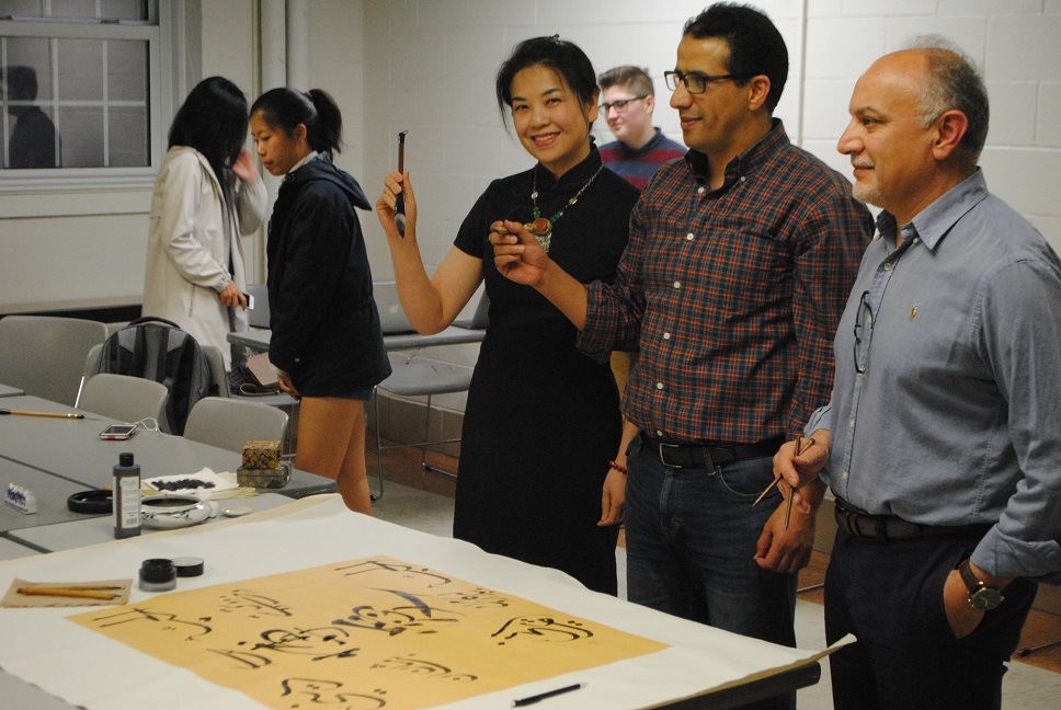 Sllc Programs Celebrate With Calligraphy Demonstration