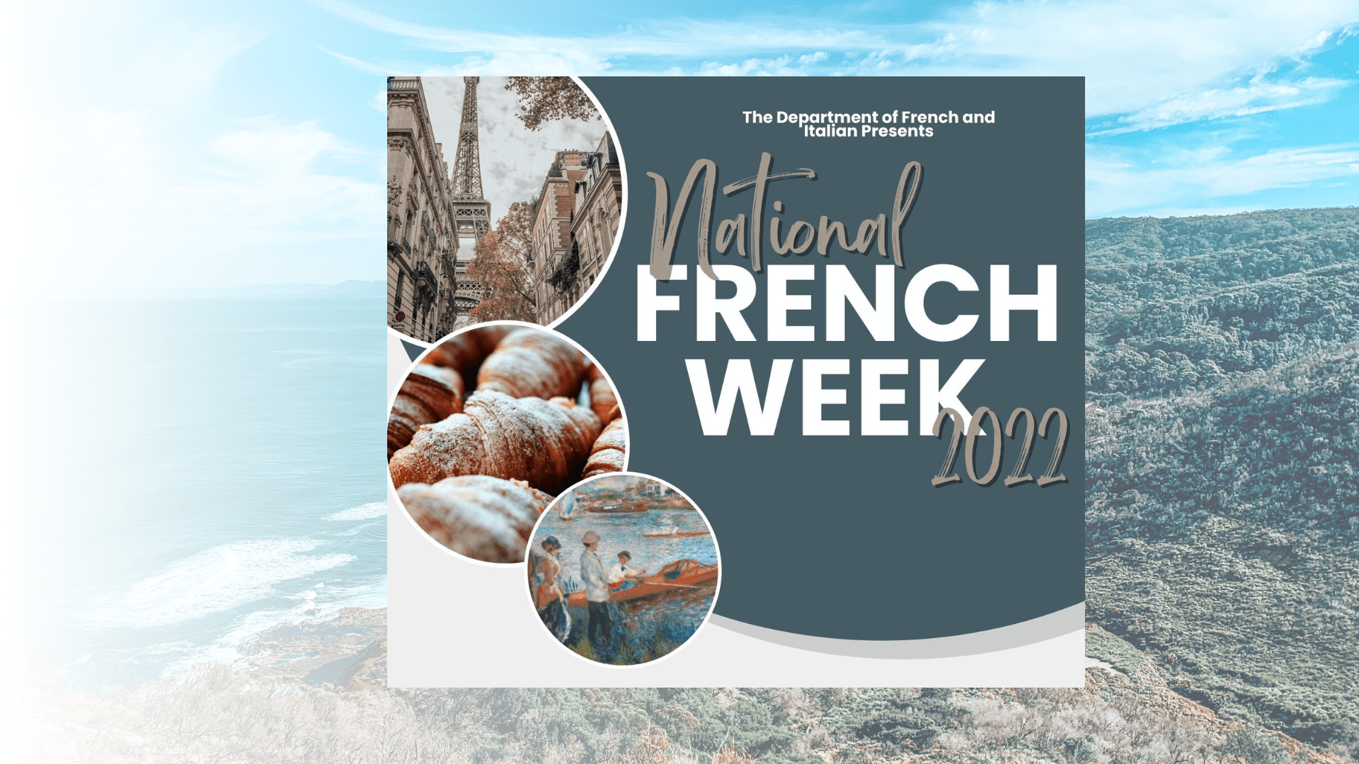 French Program Announces Events For French Week School Of Languages 