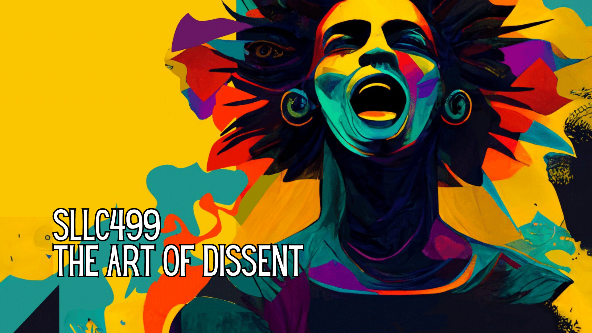 inset image for art of dissent course colorful