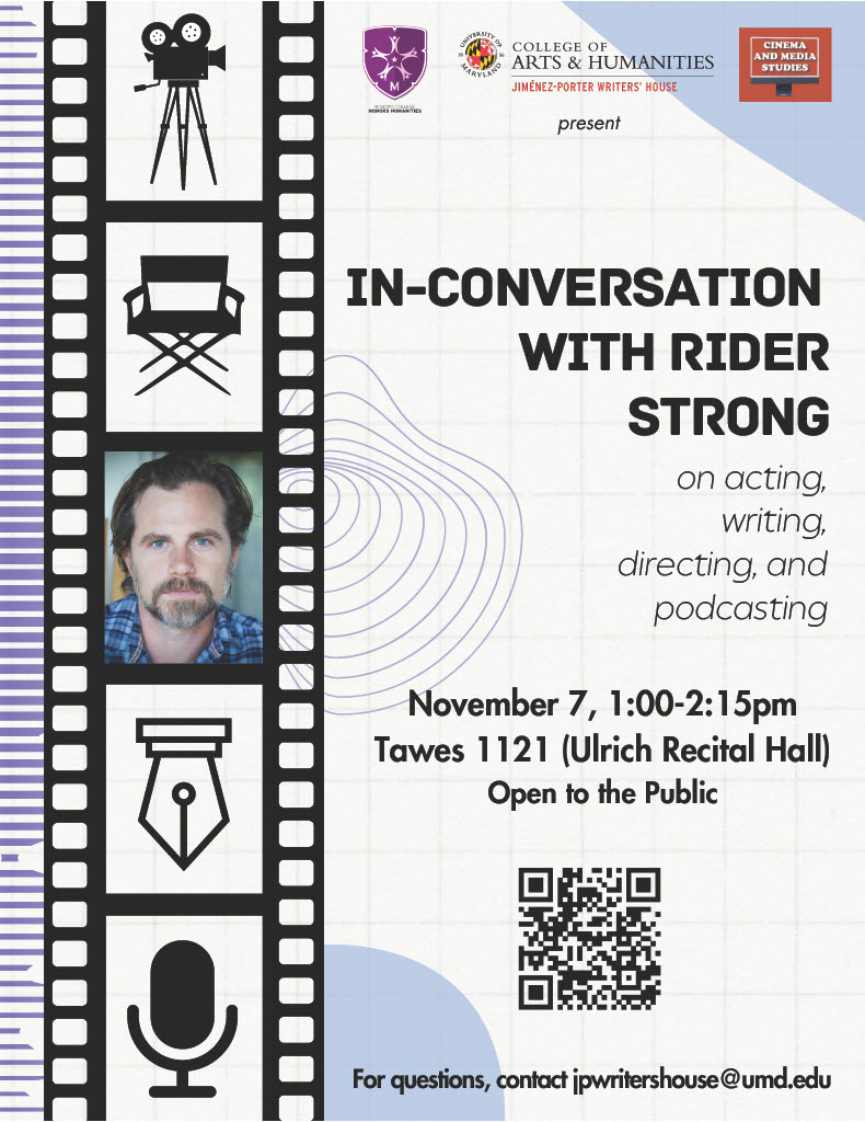 In-Conversation with Rider Strong