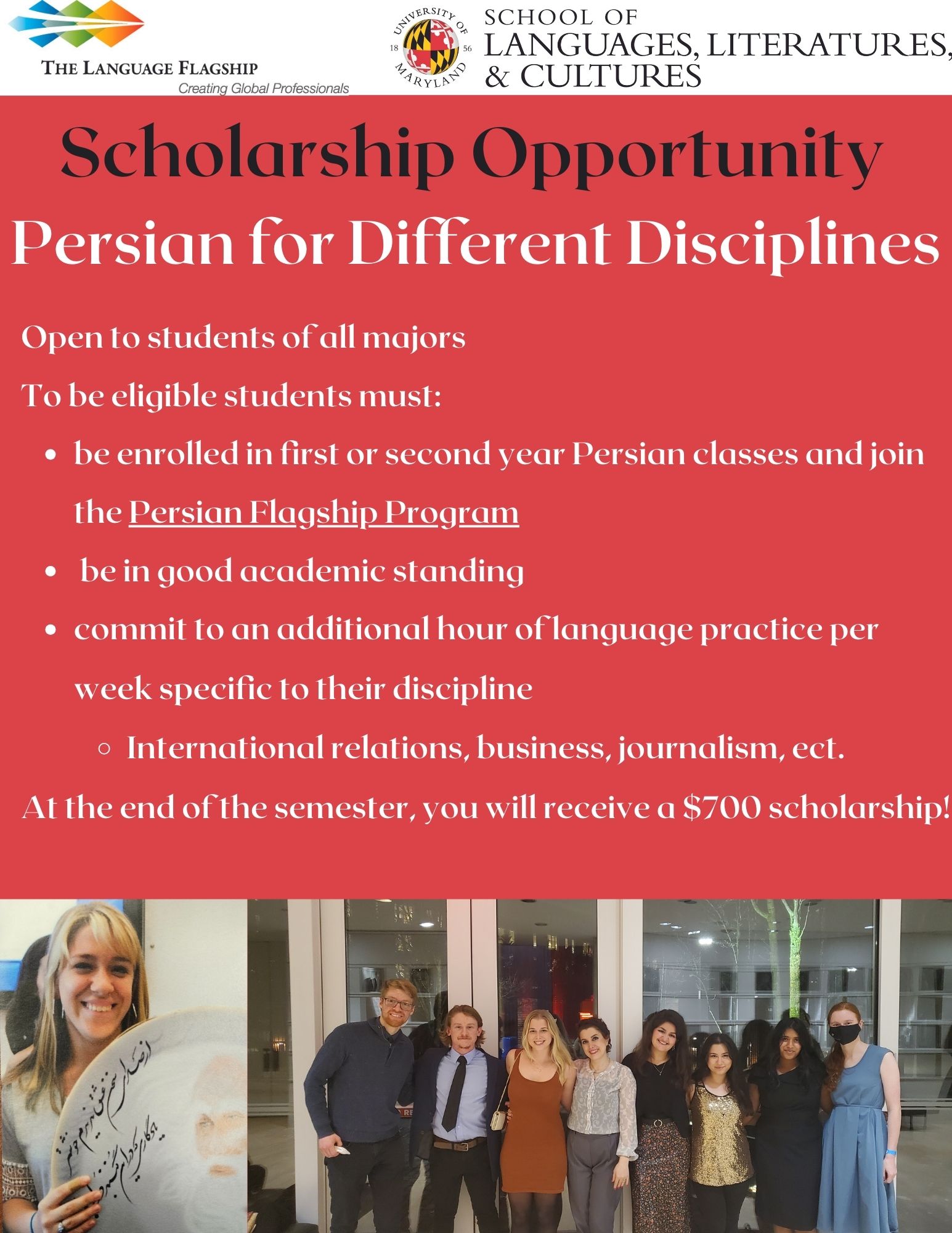 Scholarship opportunity for Persian learners 