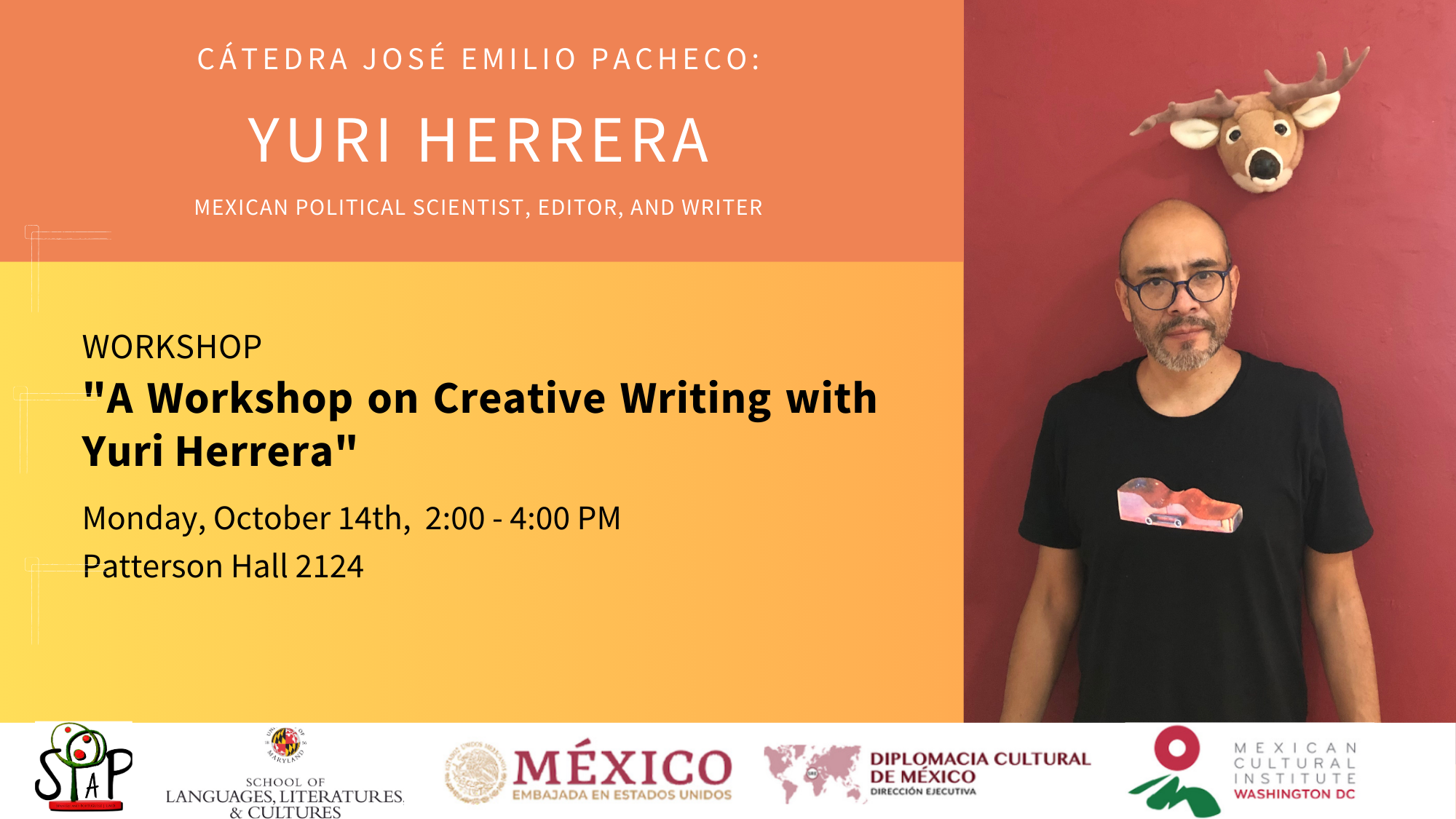 A Workshop on Creative Writing with Yuri Herrera