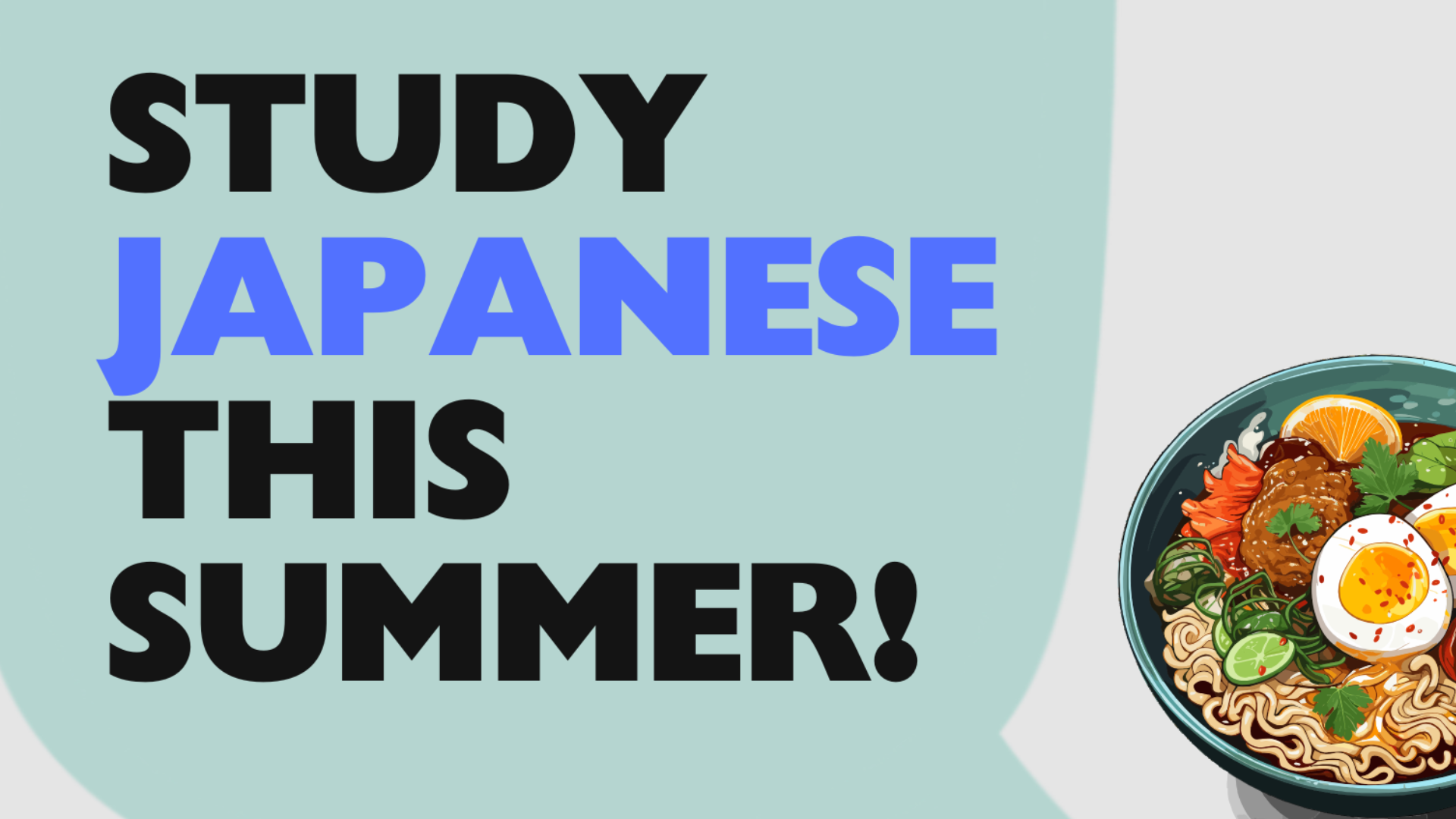 study japanese this summer