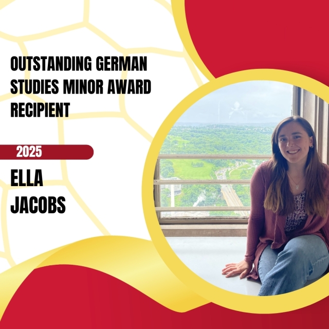 Outstanding German Studies Minor Award Recipient