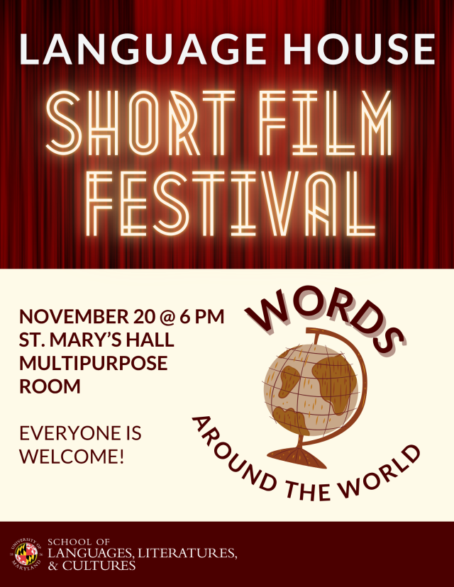 Language House Short Film Festival: Words Around the World