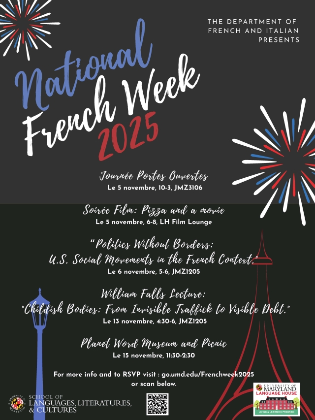 French Script Poster